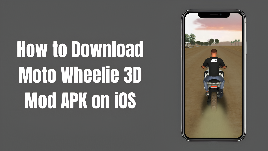How to download Moto Wheelie 3D Mod APK on iOS - title image - webp