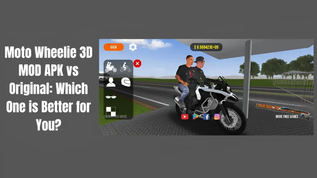 Moto Wheelie 3D MOD APK vs Original Which One is Better for You