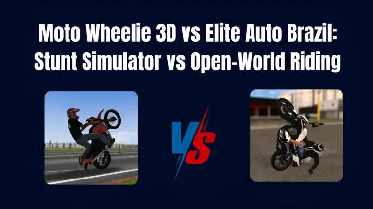 Moto Wheelie 3D vs Elite Auto Brazil Stunt Simulator vs Open-World Riding